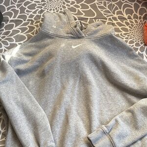 Nike Heather Gray Pullover Hoodie
